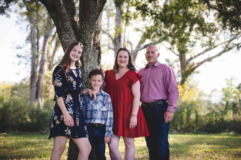 Dr. Farrah Huval and Family